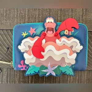 Loungefly Disney Little Mermaid Sebastian Wallet